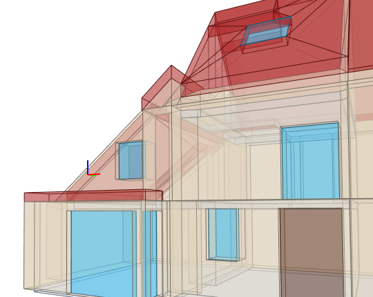 Représentation du jumeau numérique Audit énergétique RGE